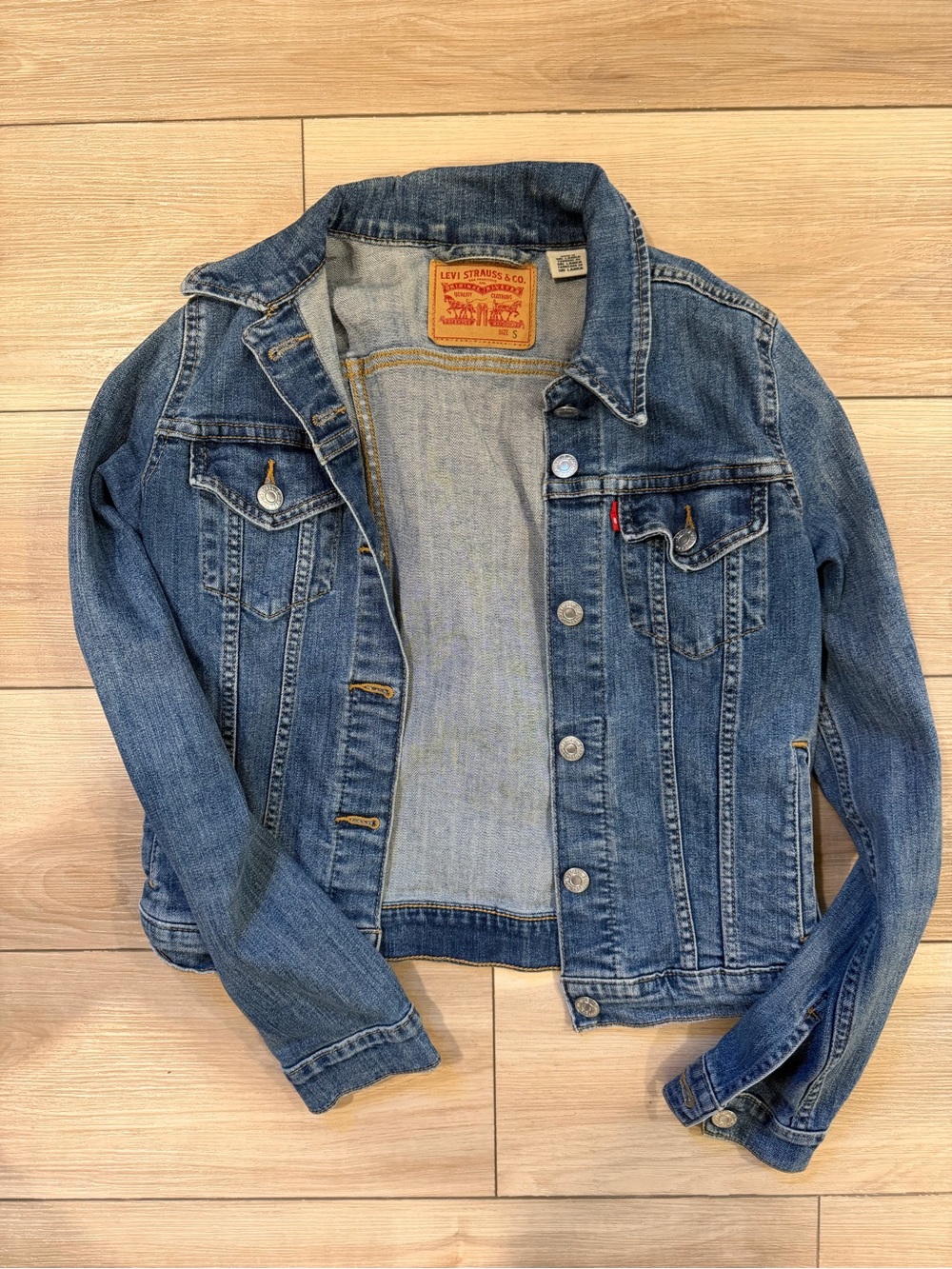 Levi's Medium Blue Denim Trucker Jacket
